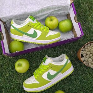 Green Apple SB Dunk Lows