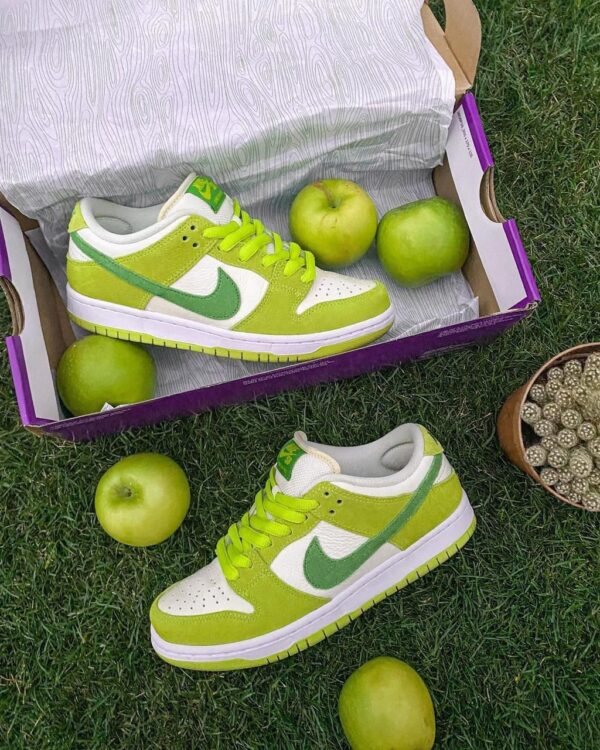 Green Apple SB Dunk Lows