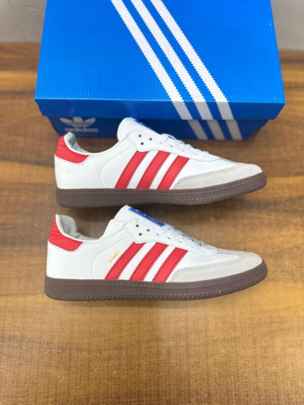 Classic White Red Kicks - Image 2