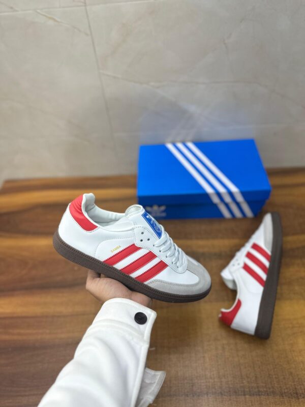 Classic White Red Kicks - Image 13