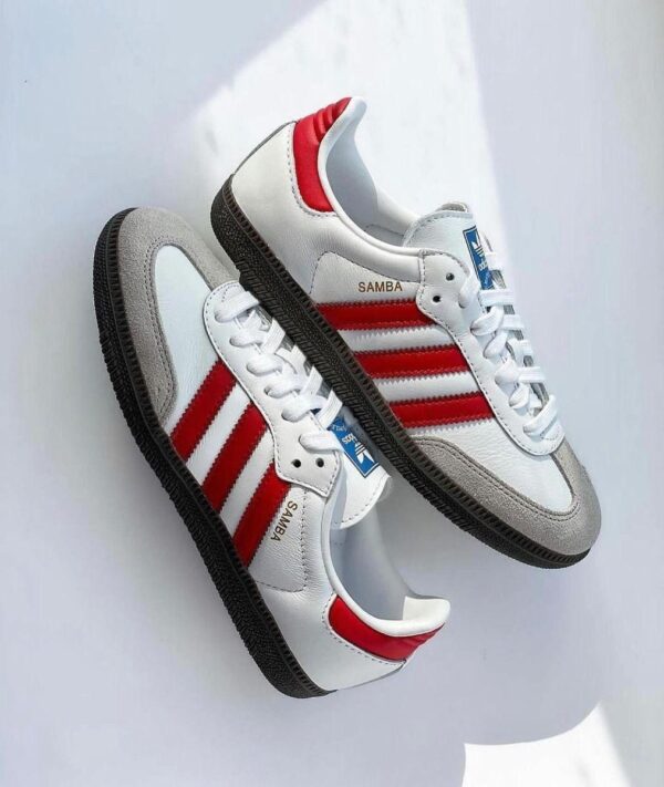 Classic White Red Kicks - Image 9
